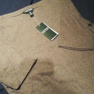 Lauren by Ralph Lauren Grey Top Sz L